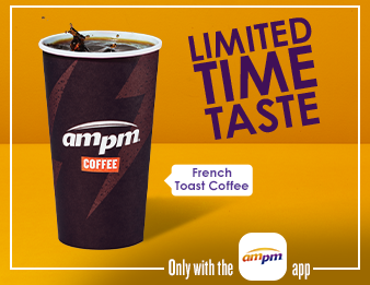 Try our limited-time flavor, French Toast Coffee before it’s too late.