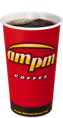 Cup of the Colombian coffee