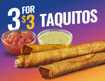 Herdez Salsa Casera, Guacamole Salsa, 2 Spicy Beef Taquitos, and a Chicken &amp; Cheese Taquito.