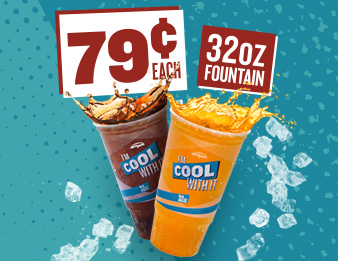 Drink up. Cool down. Save big.