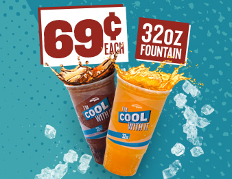 Drink up. Cool down. Save big.
