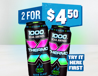 Heat Up Your Workout, Image of the new energizing Rockstar Thermo Neon Blast.