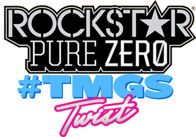 Rockstar Pure Zero #TMGS Twist logo